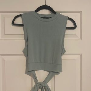 SHEIN Women’s Tie Back Crop